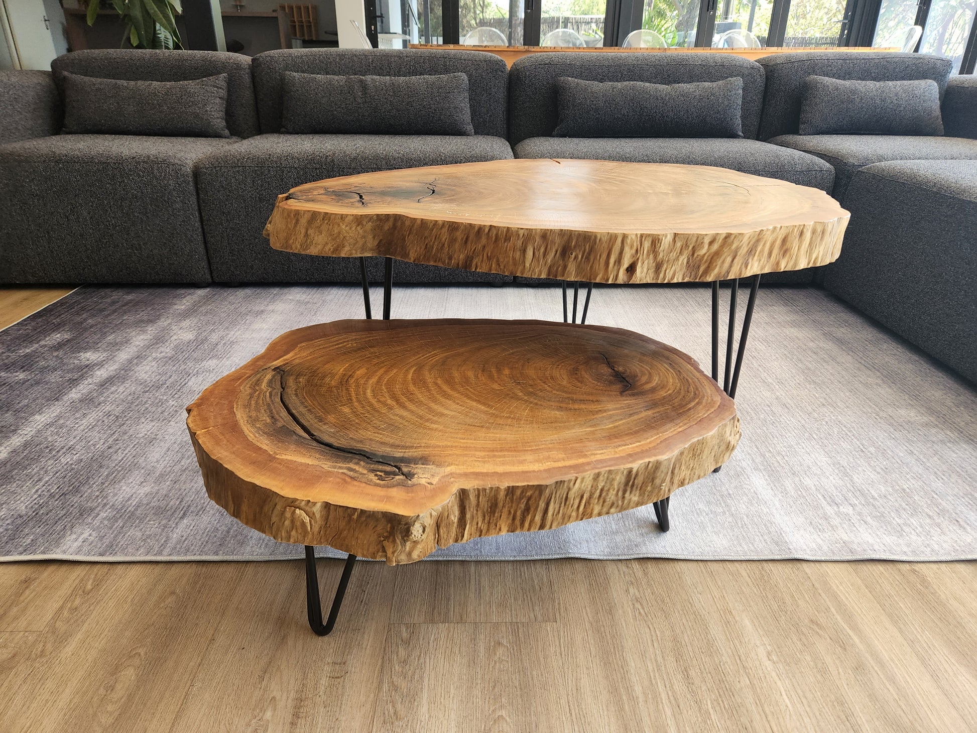 Live Edge Coffee Table Set