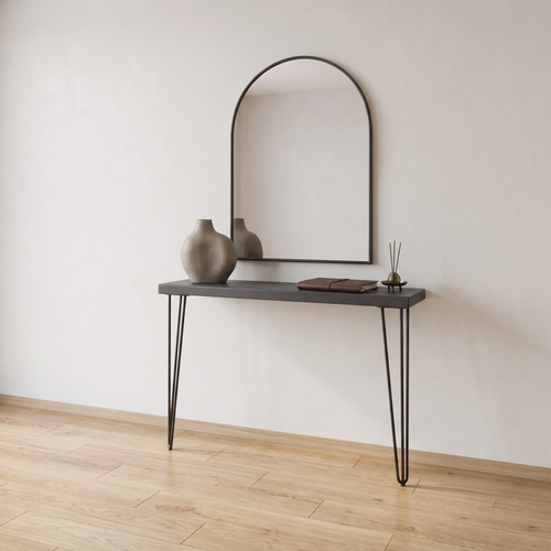 Black Hairpin Leg Console Table