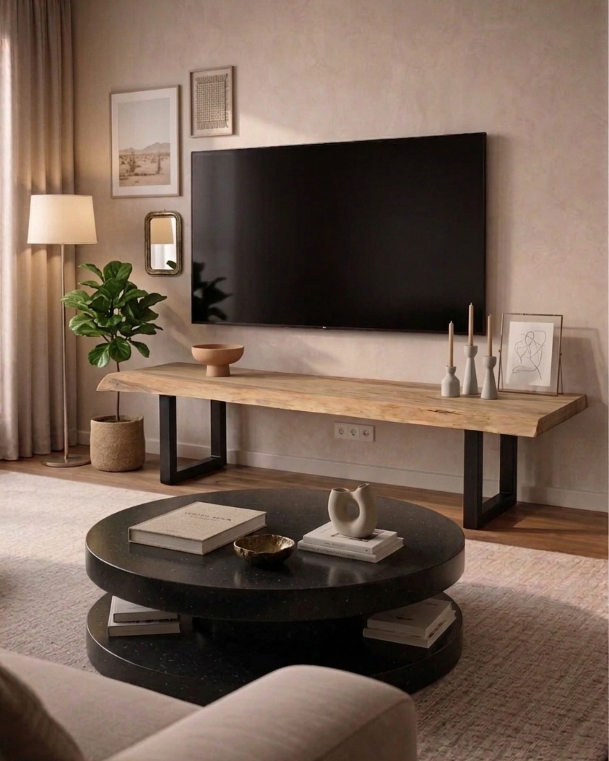 Live Edge TV Stand