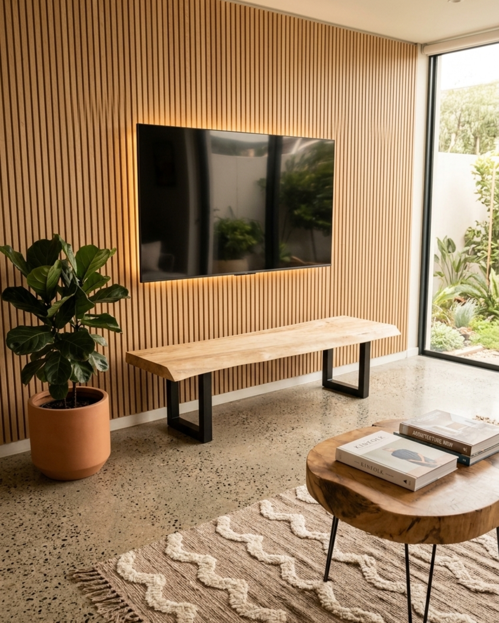 Live Edge TV Stand
