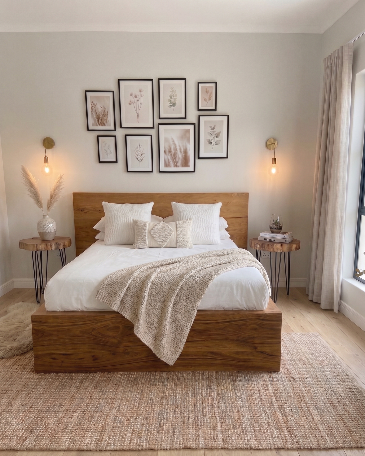 Live Edge Bedside Table