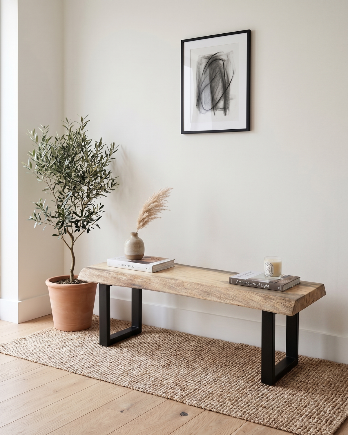 Live Edge Bench