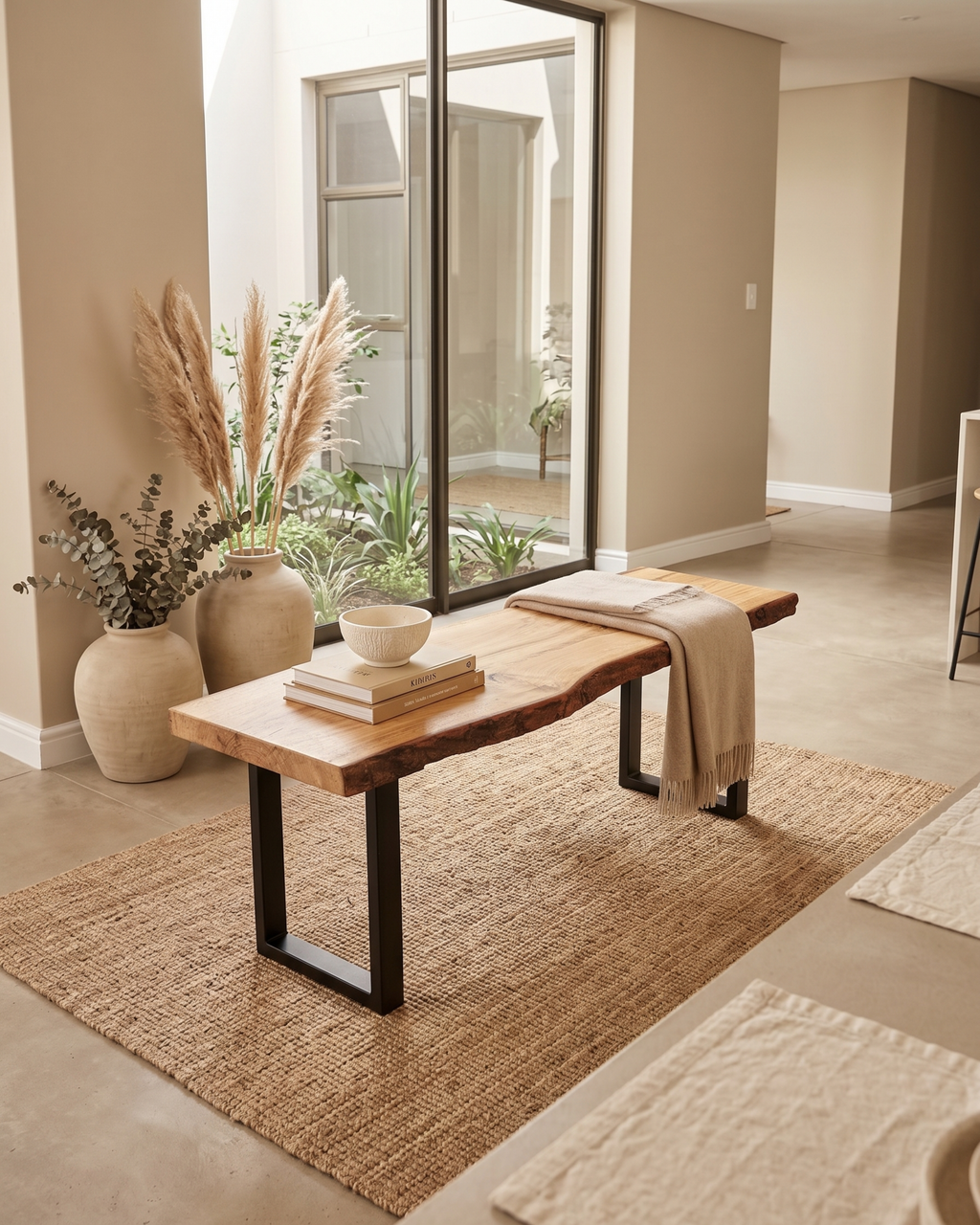 Live Edge Bench