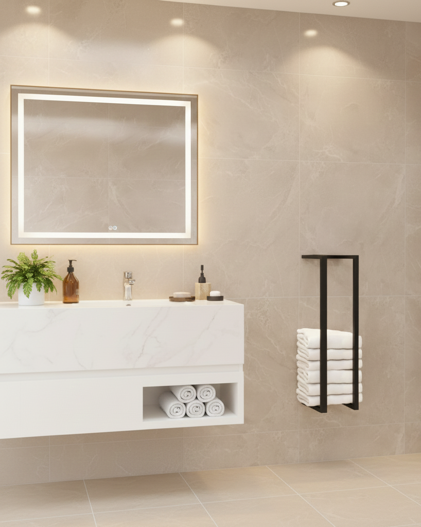 Wall-Mounted Towel Holder