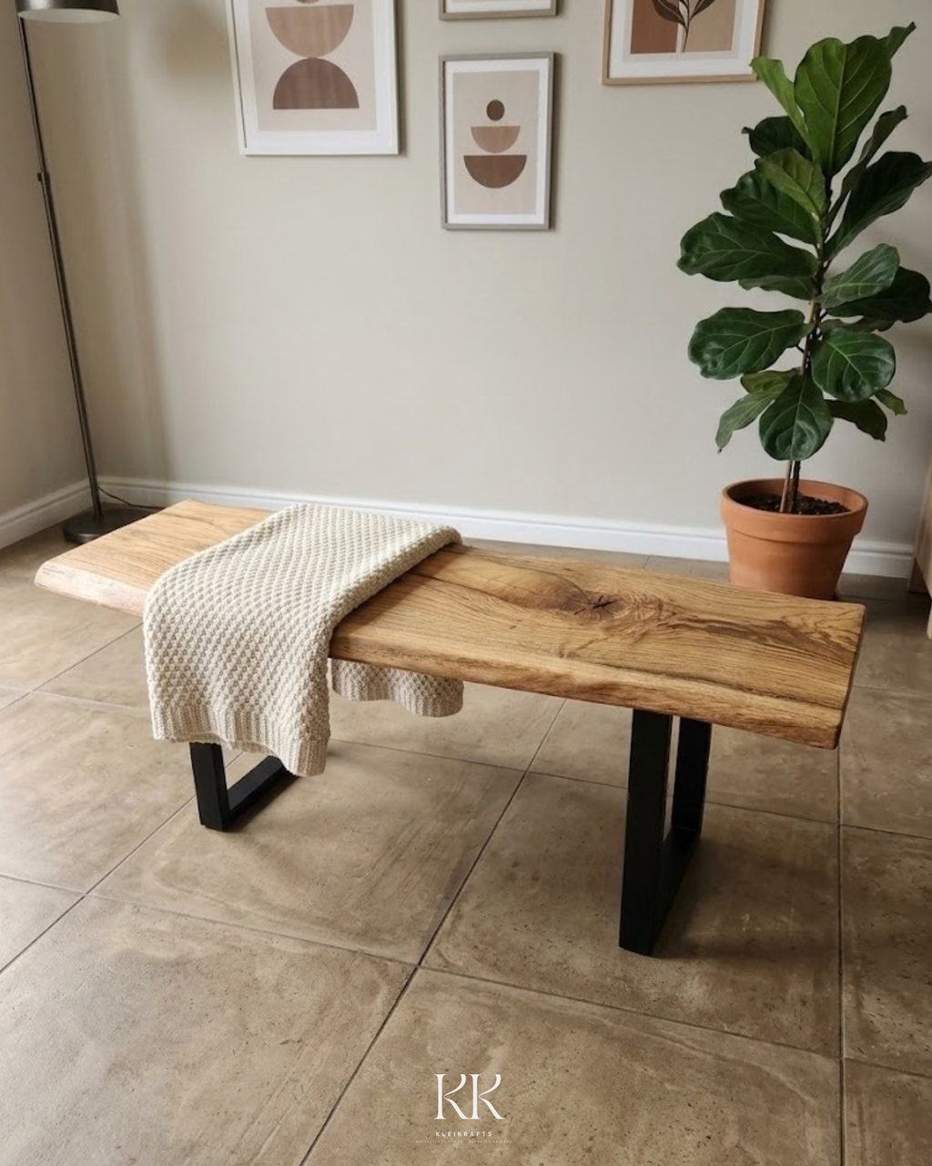 Live Edge Bench