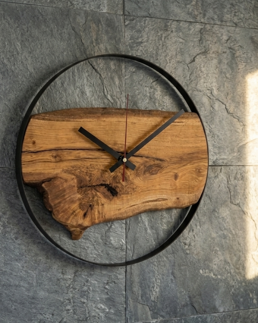 Live Edge Wall Clock | 60cm