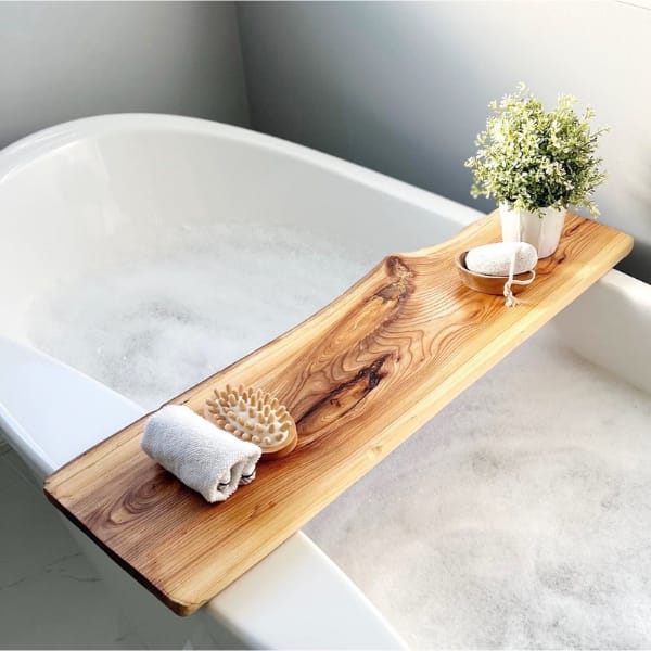 Live Edge Bath Tray