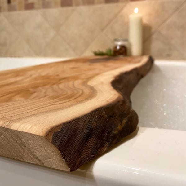Live Edge Bath Tray