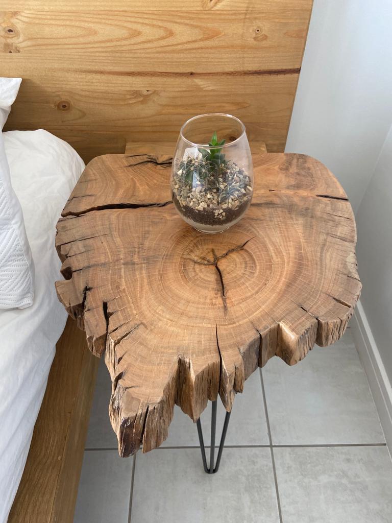 Live Edge Bedside Table