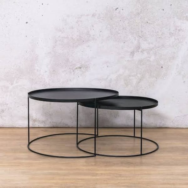 Round Nesting Table Set