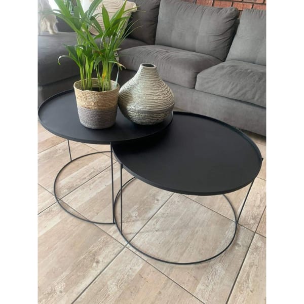 Round Nesting Table Set