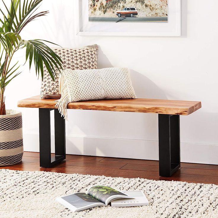 Live Edge Bench