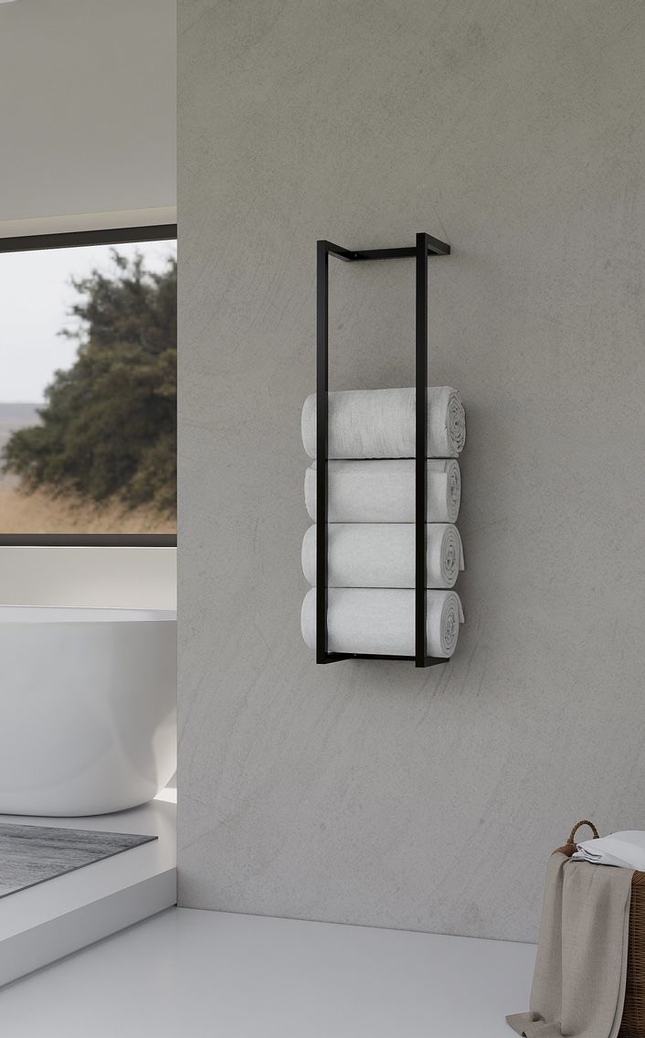 Wall-Mounted Towel Holder